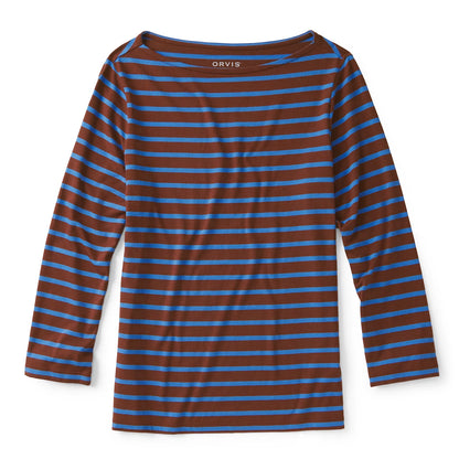 Perfect 3/4-Sleeve Boatneck Tee / Orvis