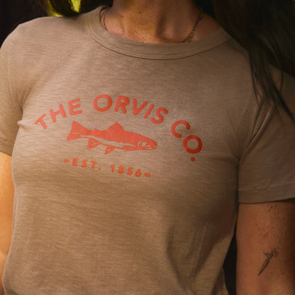 Bromley Slub Graphic Crewneck Tee / Orvis