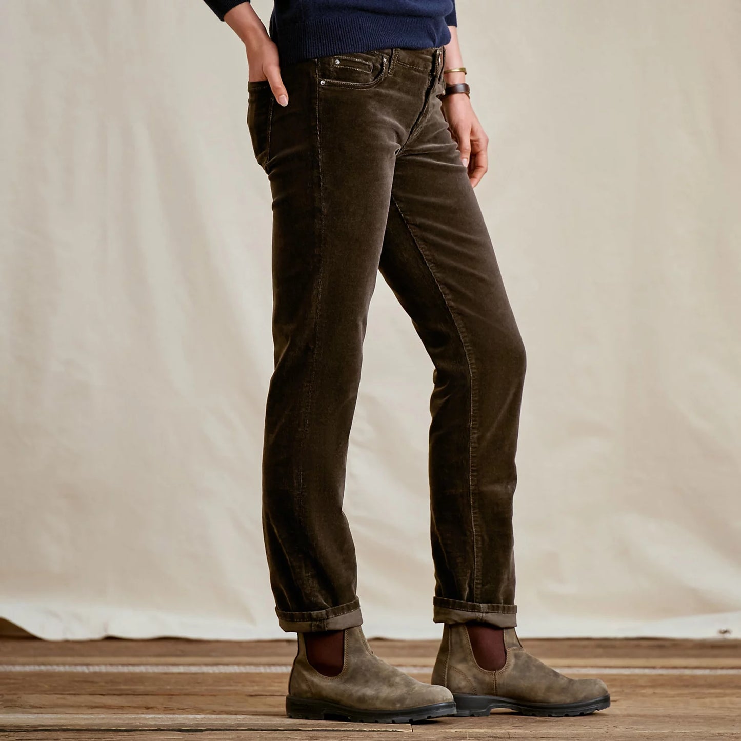 Kut from the Kloth® Catherine Mid-Rise Boyfriend Cords / Orvis