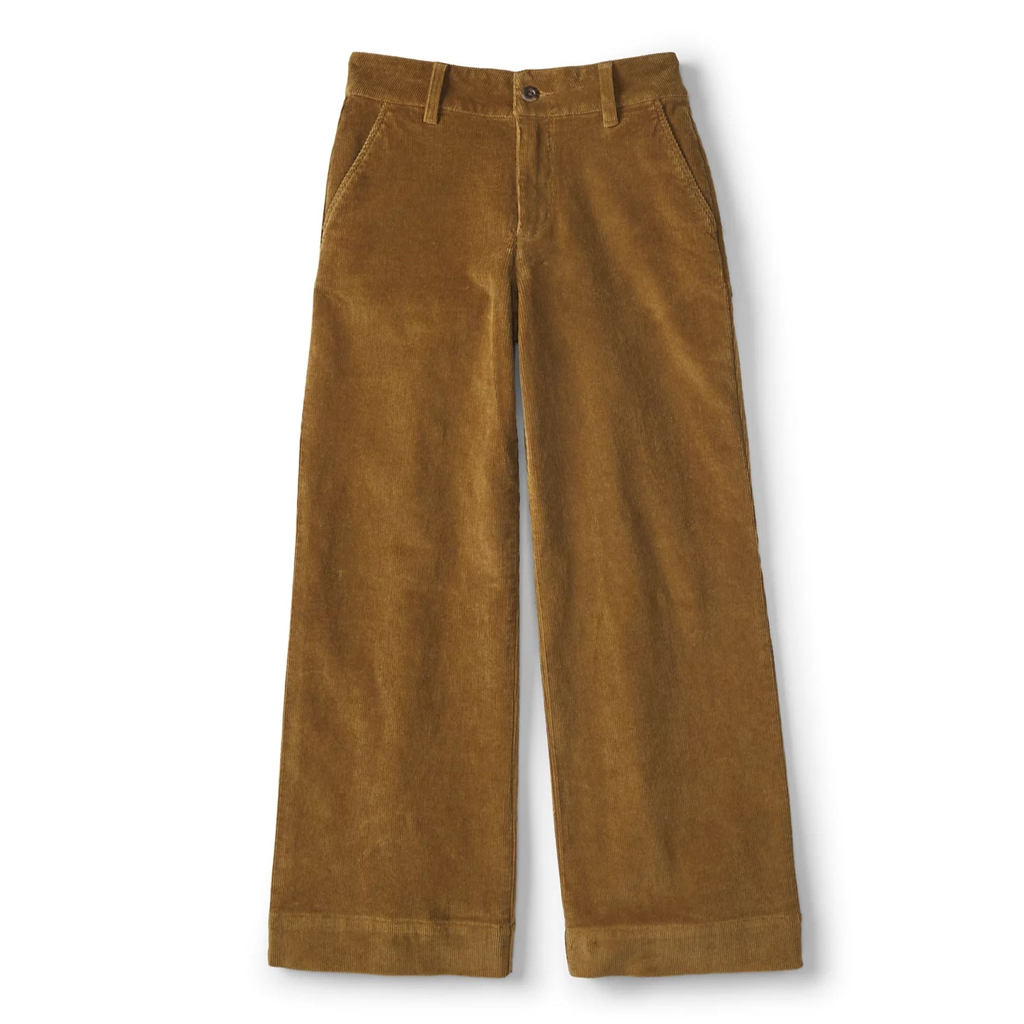 Corduroy High-Rise Wide-Leg Pants / Orvis