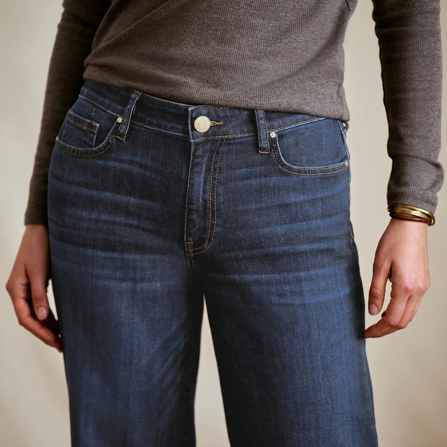 Kut from the Kloth® Charlotte Denim Wide-Leg Cropped Jeans / Orvis
