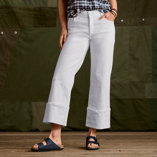 Kut from the Kloth® Charlotte High-Rise Wide-Leg Cuffed Jeans / Orvis