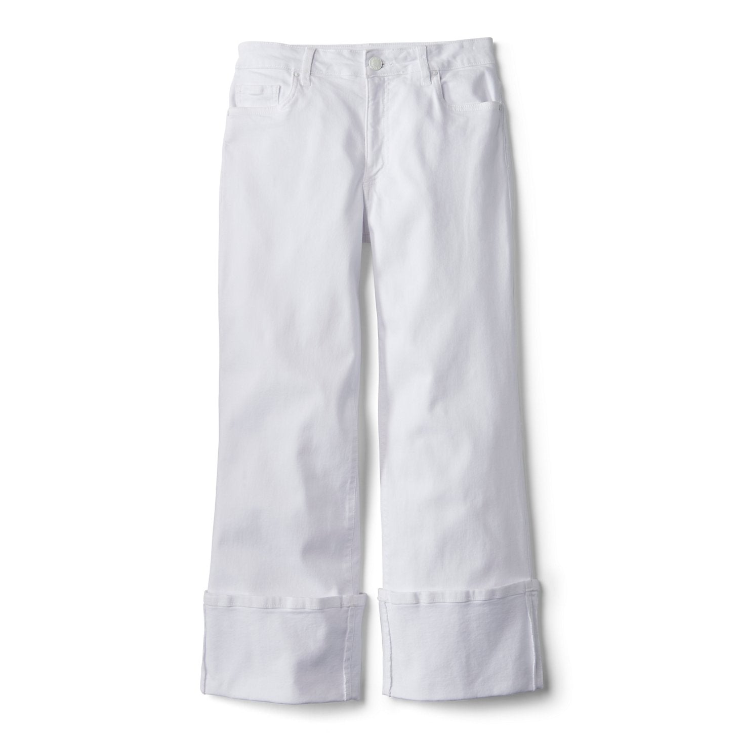 Kut from the Kloth® Charlotte High-Rise Wide-Leg Cuffed Jeans / Orvis
