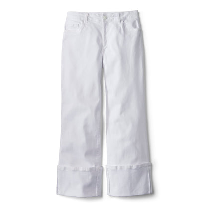 Kut from the Kloth® Charlotte High-Rise Wide-Leg Cuffed Jeans / Orvis