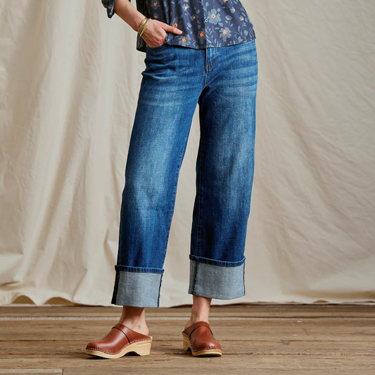 Kut from the Kloth® Sienna High-Rise Cuffed Wide-Leg Jeans / Orvis