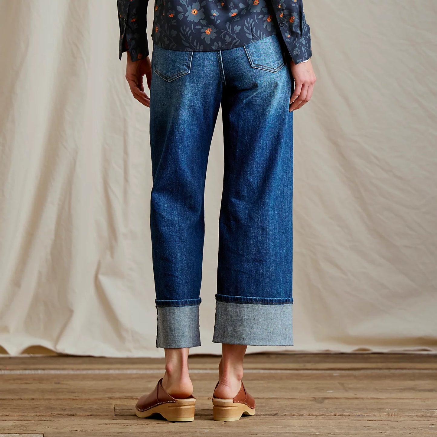 Kut from the Kloth® Sienna High-Rise Cuffed Wide-Leg Jeans / Orvis
