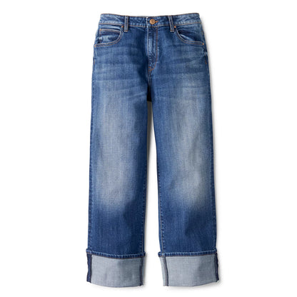 Kut from the Kloth® Sienna High-Rise Cuffed Wide-Leg Jeans / Orvis