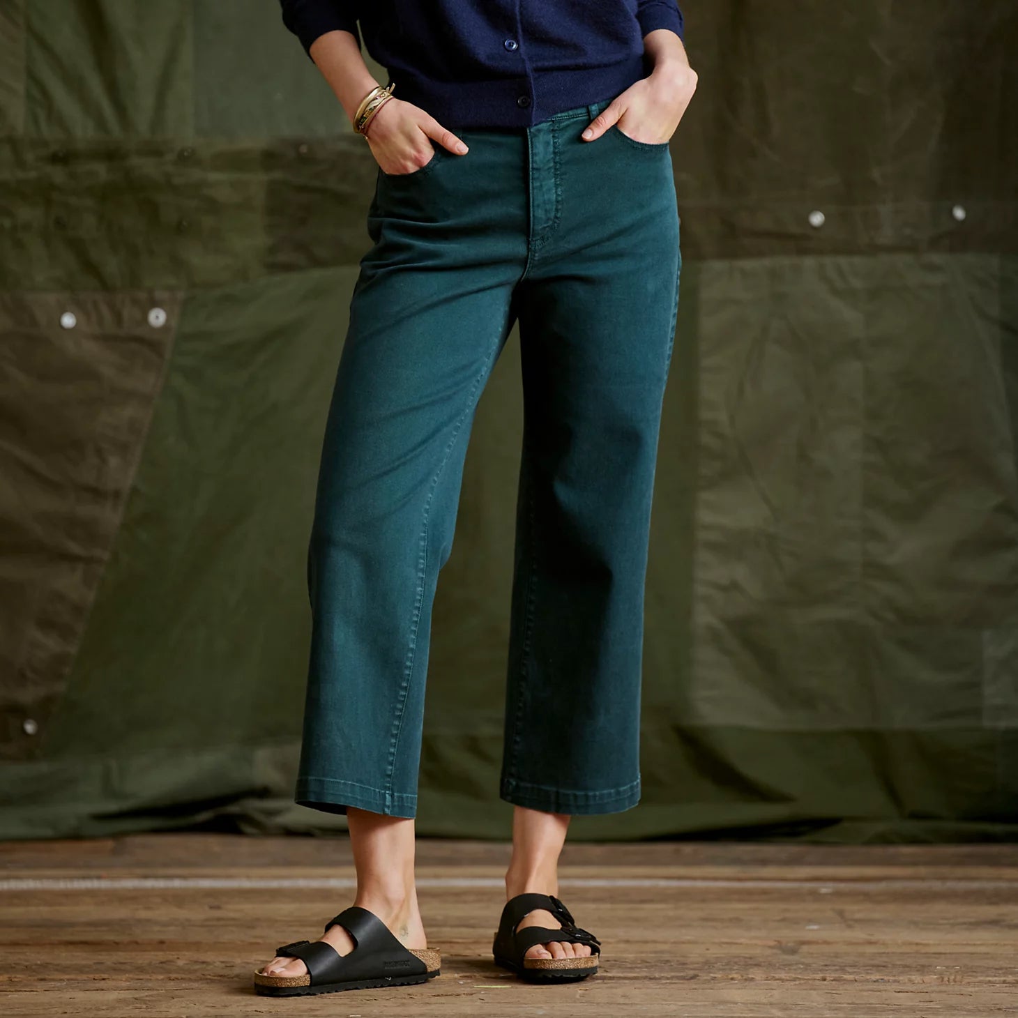Kut from the Kloth® Charlotte Twill High-Rise Wide-Leg Jeans / Orvis