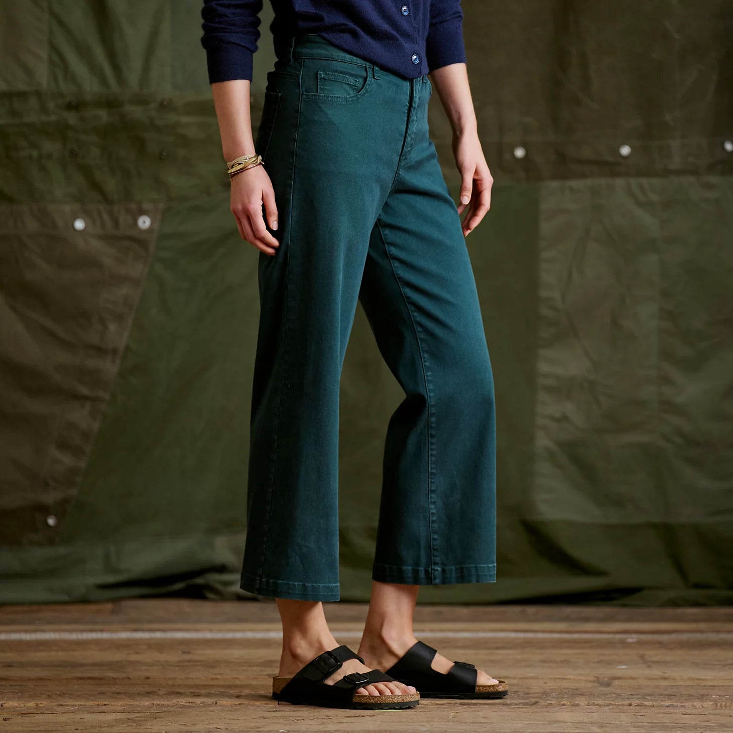 Kut from the Kloth® Charlotte Twill High-Rise Wide-Leg Jeans / Orvis