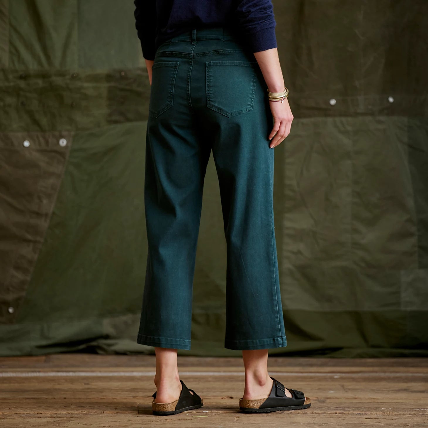 Kut from the Kloth® Charlotte Twill High-Rise Wide-Leg Jeans / Orvis