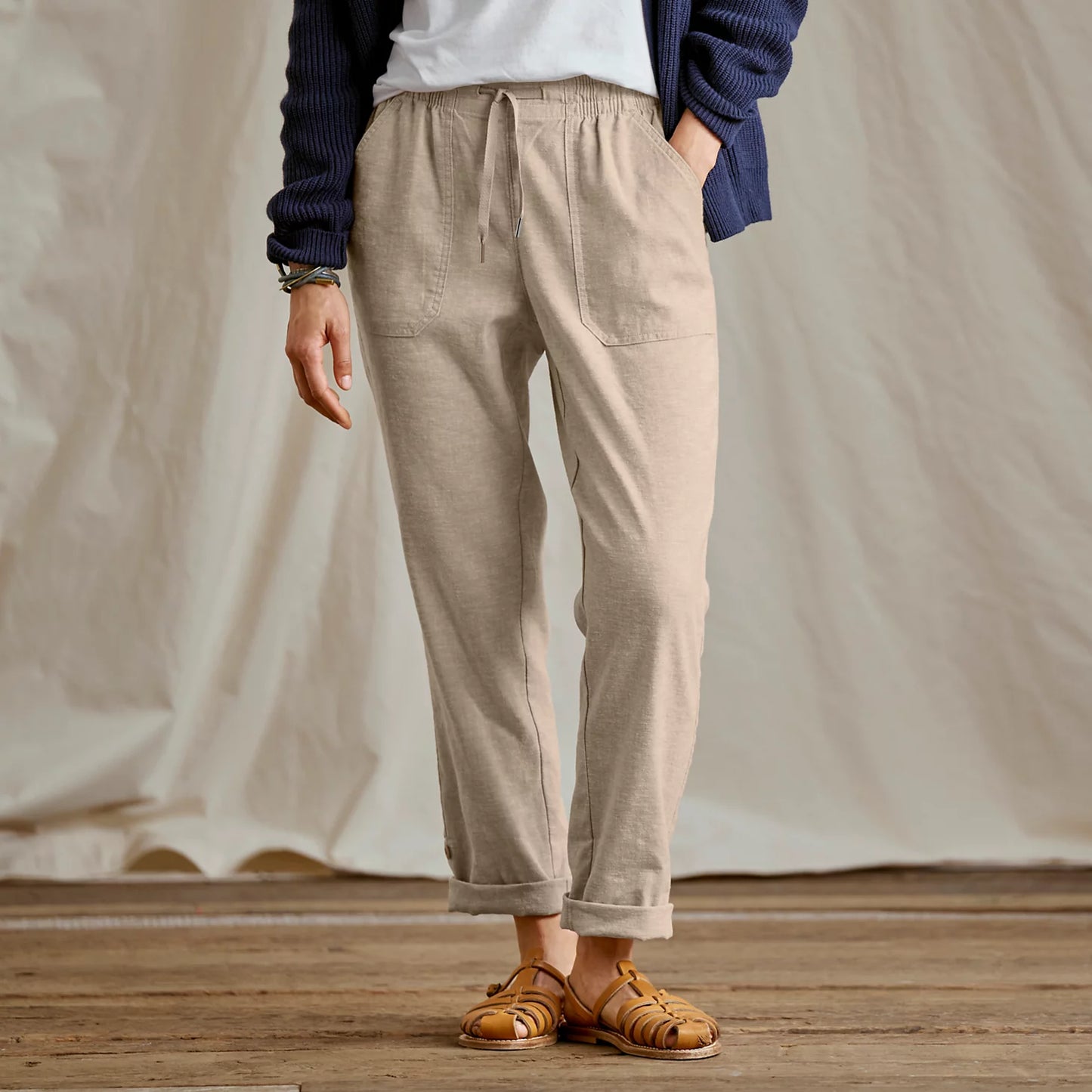 Explorer Performance Linen Ankle Pants / Orvis
