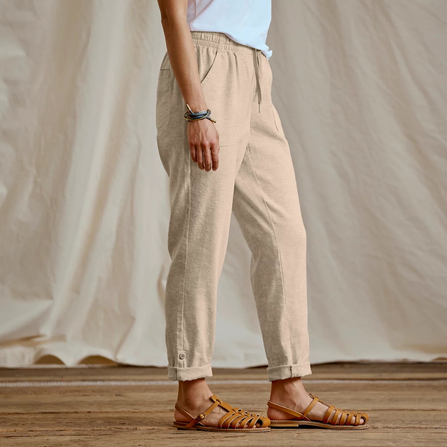 Explorer Performance Linen Ankle Pants / Orvis