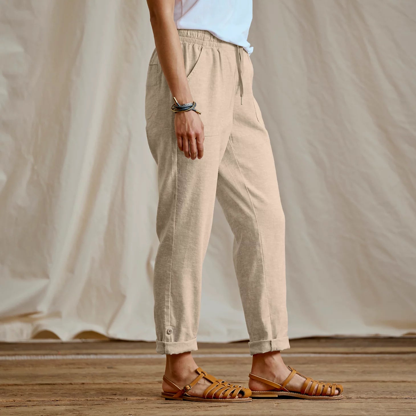 Explorer Performance Linen Ankle Pants / Orvis