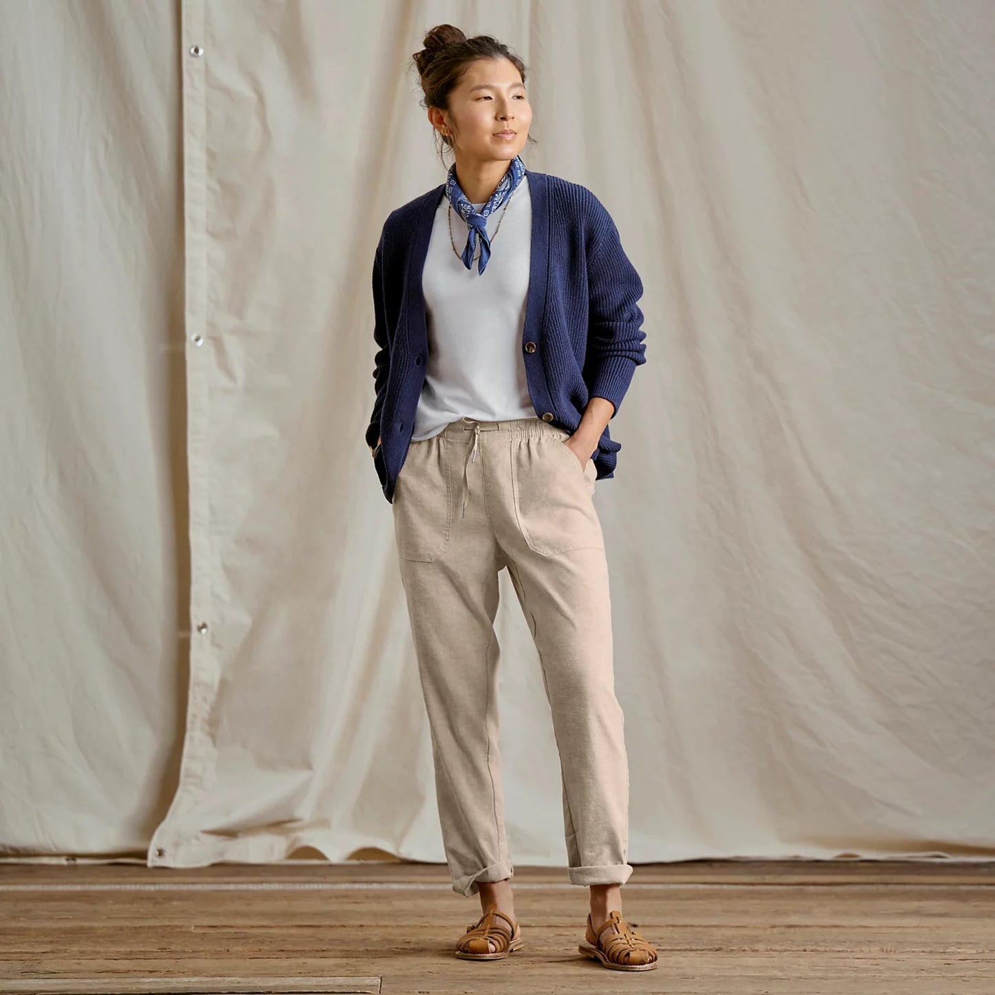 Explorer Performance Linen Ankle Pants / Orvis