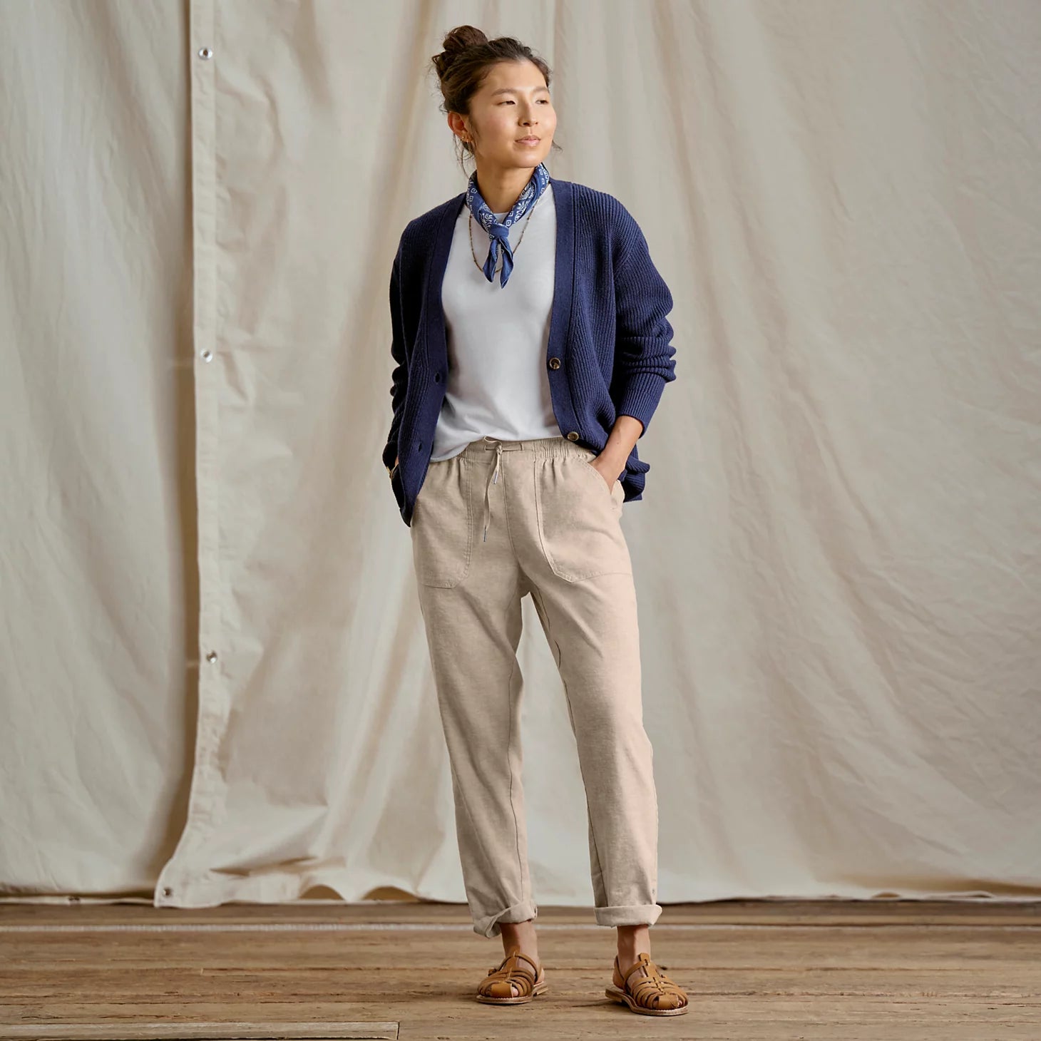 Explorer Performance Linen Ankle Pants / Orvis