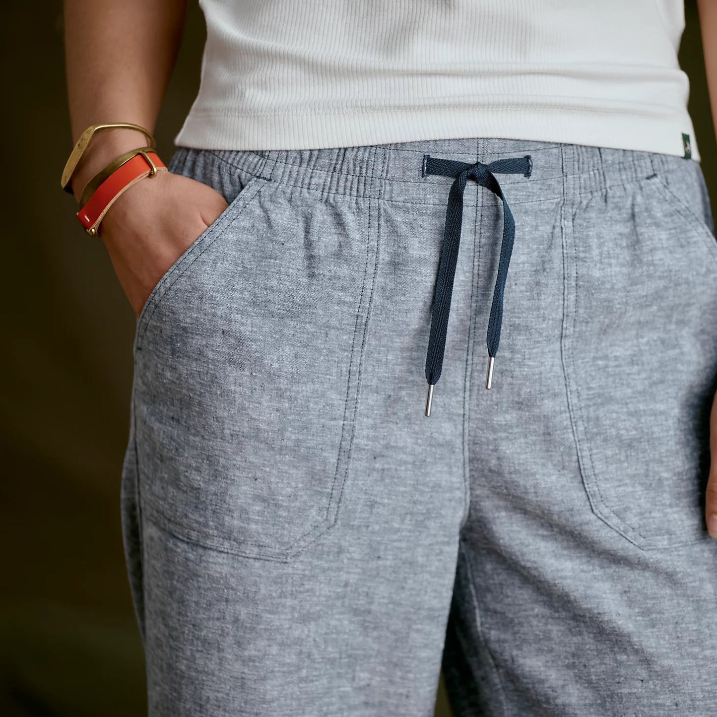Explorer Performance Linen Wide-Leg Pants / Orvis