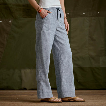 Explorer Performance Linen Wide-Leg Pants / Orvis