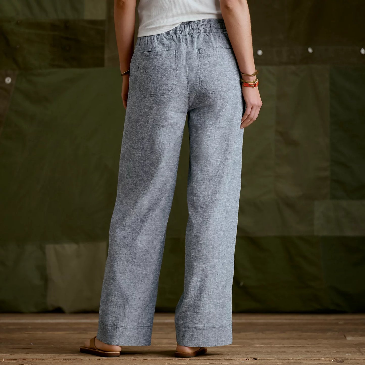 Explorer Performance Linen Wide-Leg Pants / Orvis