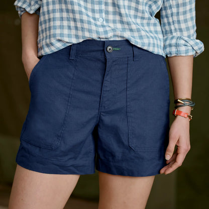 Women's 1856 Linen 5" Utility Shorts / Orvis