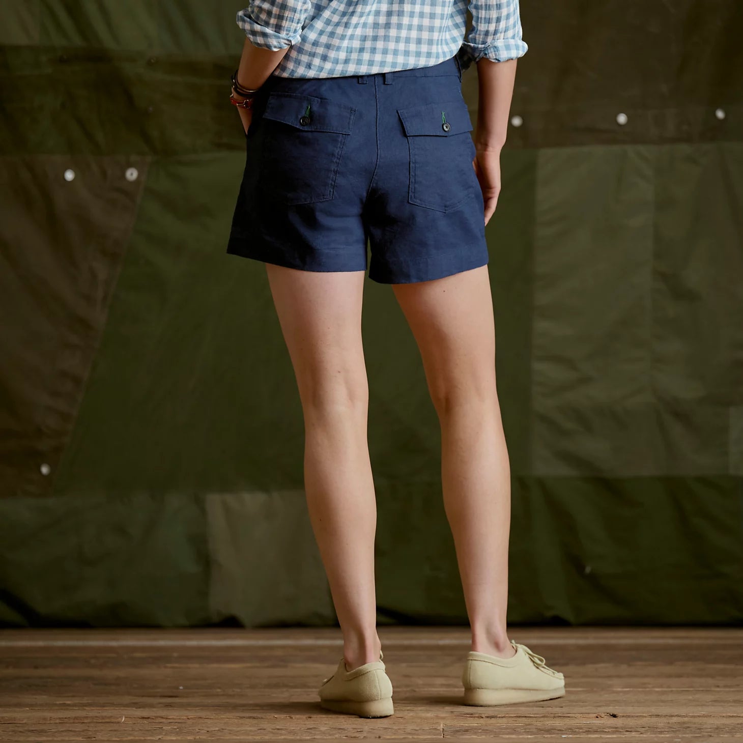 Women's 1856 Linen 5" Utility Shorts / Orvis