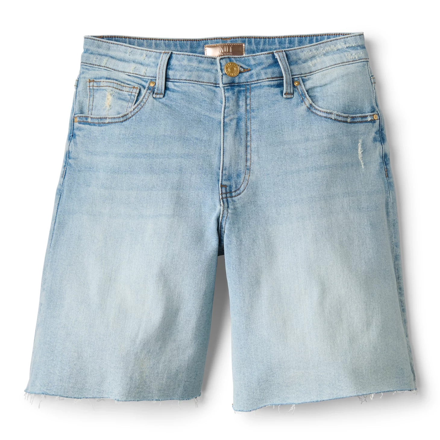 Kut from the Kloth® Hailey High-Rise Bermuda Shorts 8" / Orvis