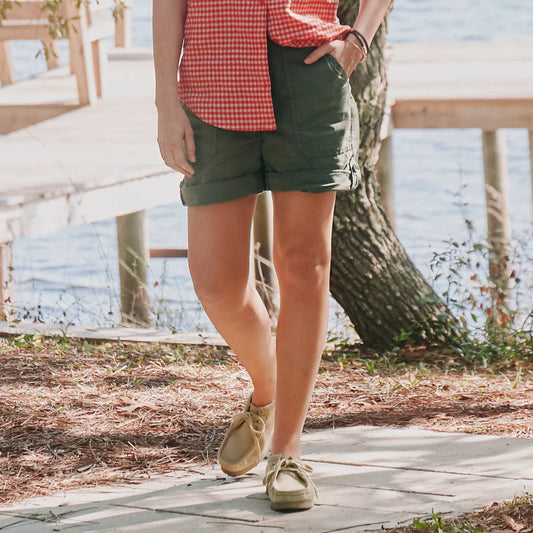 Women's 1856 Stretch Poplin 9" Utility Shorts / Orvis