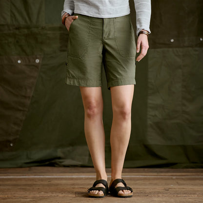 Women's 1856 Stretch Poplin 9" Utility Shorts / Orvis