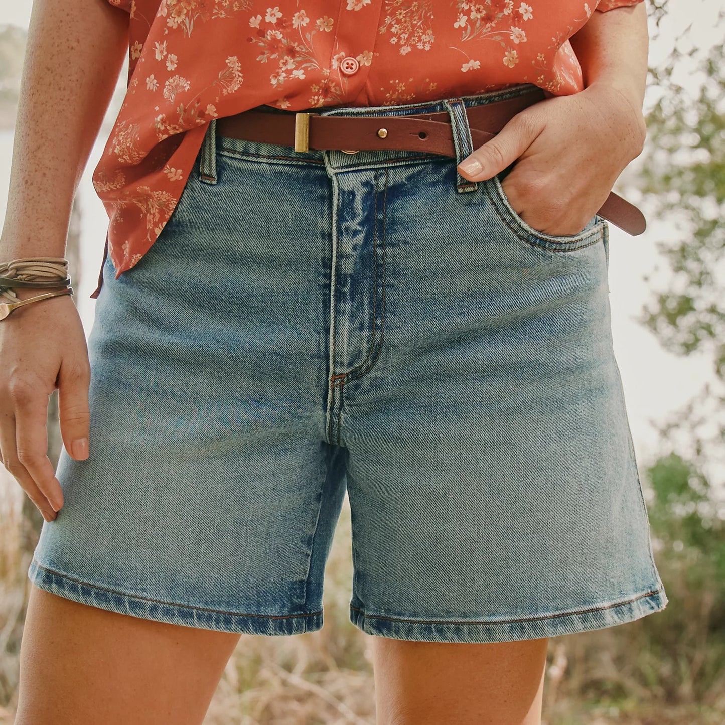 Kut from the Kloth® Jane High-Rise 4.5" Shorts / Orvis