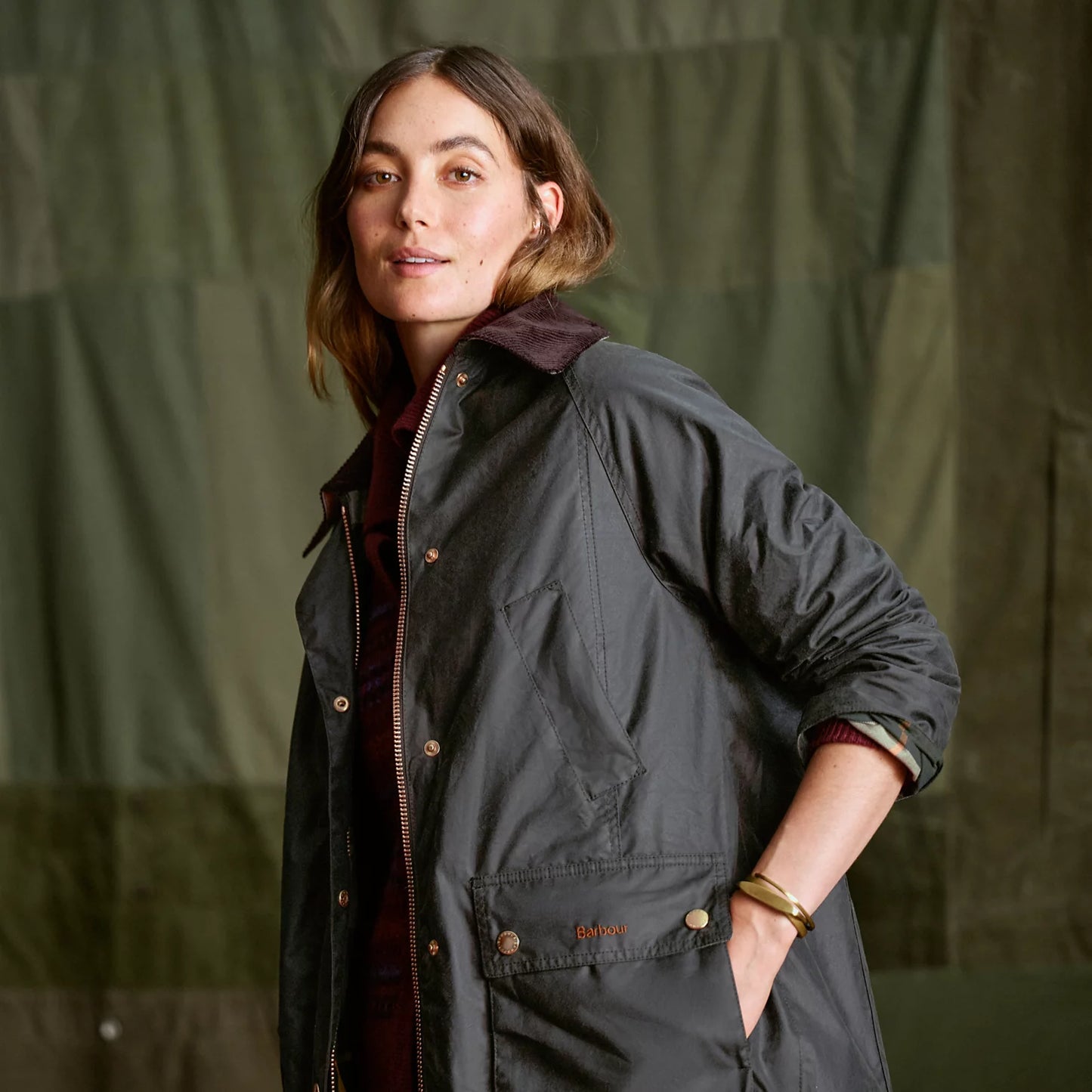 Barbour® Beadnell Waxed Long Jacket / Orvis