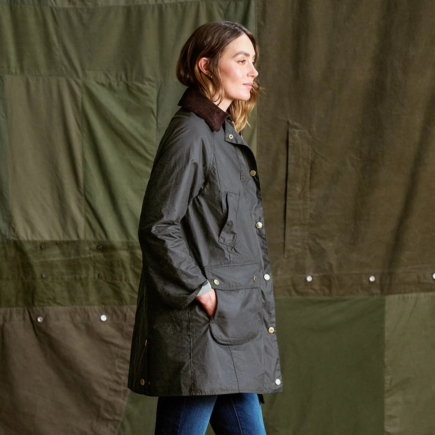 Barbour® Beadnell Waxed Long Jacket / Orvis