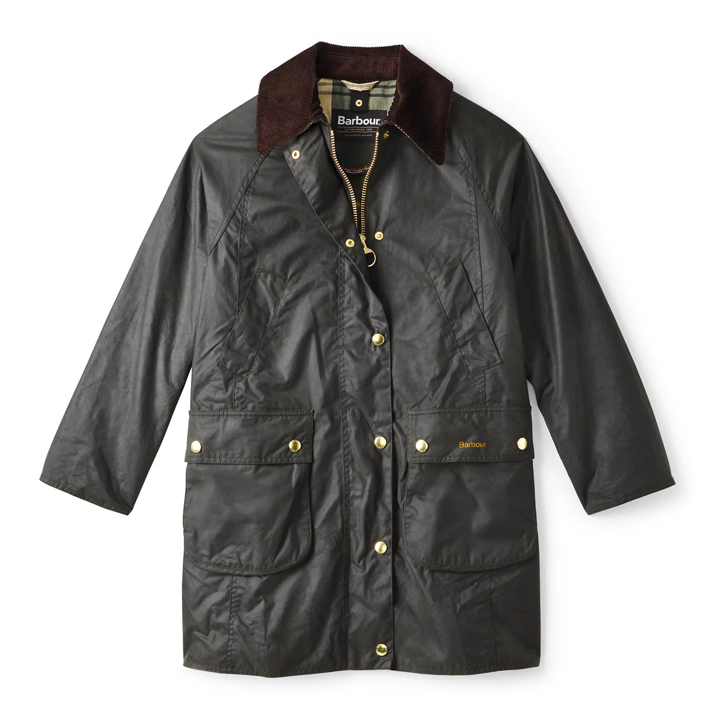 Barbour® Beadnell Waxed Long Jacket / Orvis