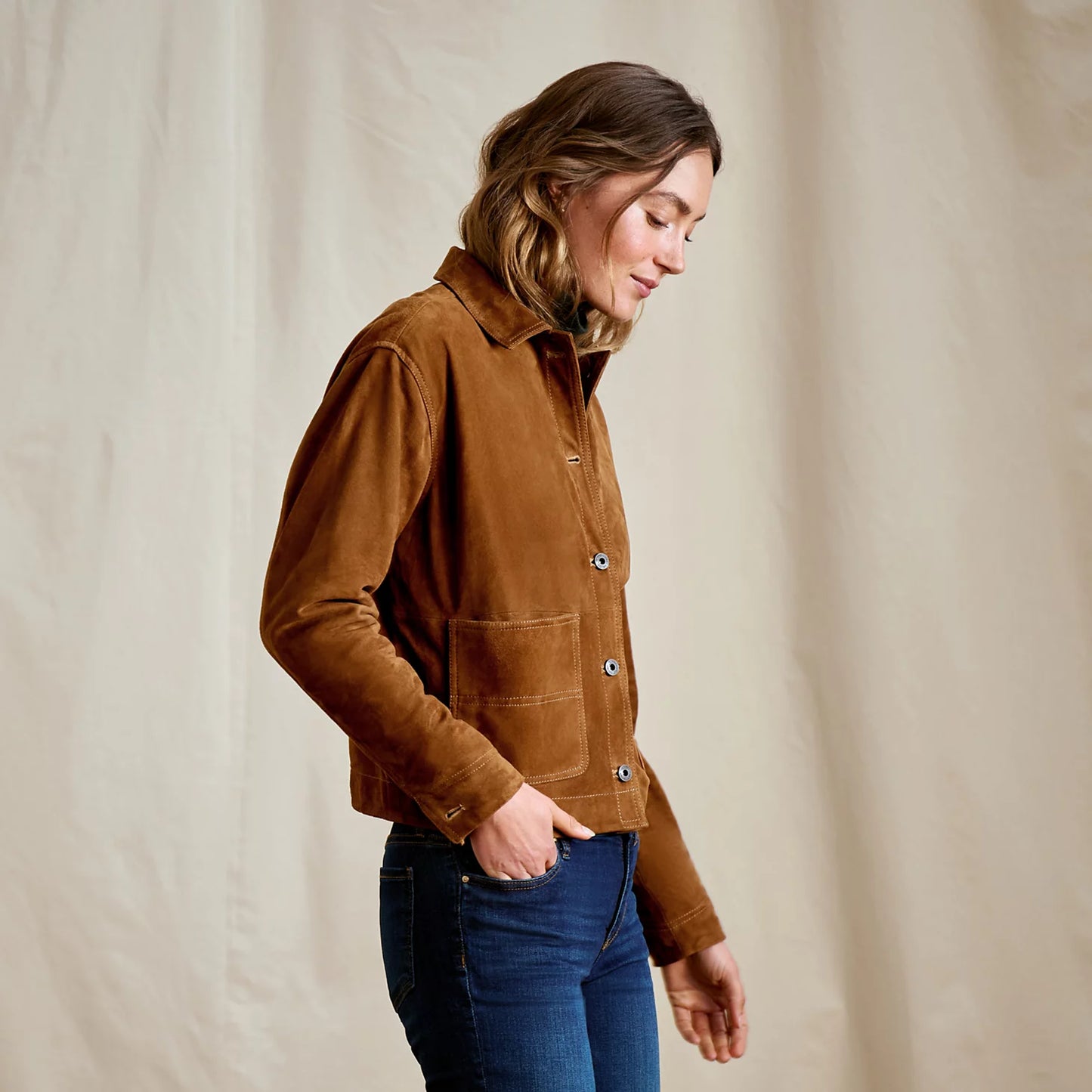 Women's Campfire Suede Jacket / Orvis