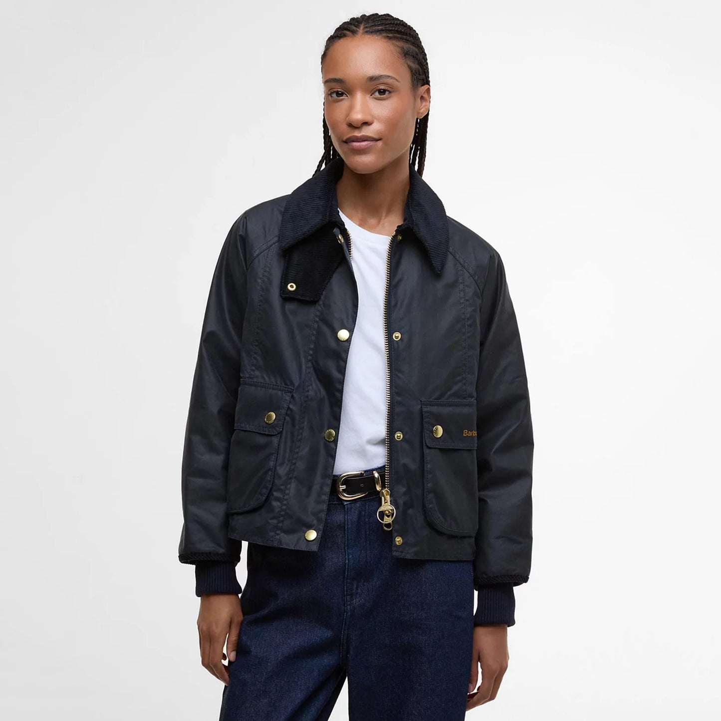 Barbour® Cropped Beadnell Waxed Jacket / Orvis