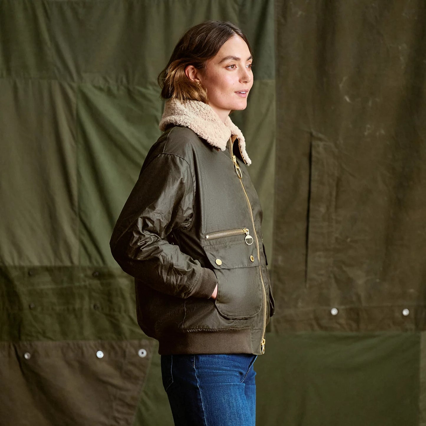Barbour® Maxine Waxed Jacket / Orvis