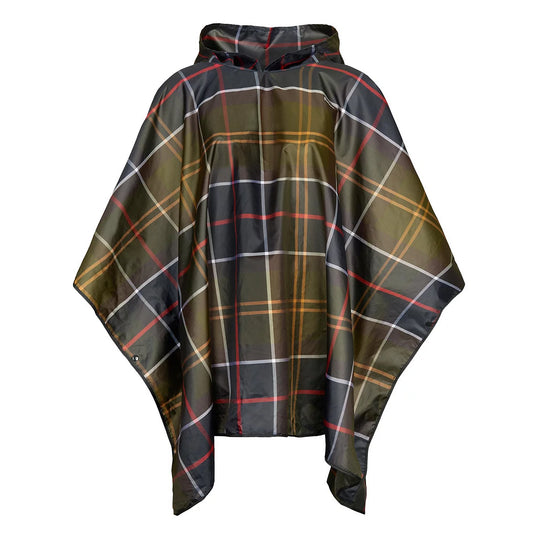 Barbour® Tartan Showerproof Poncho / Orvis