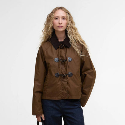 Barbour® Myra Waxed Duffle Coat / Orvis