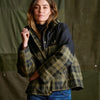 OLIVE CHECK/BLACK