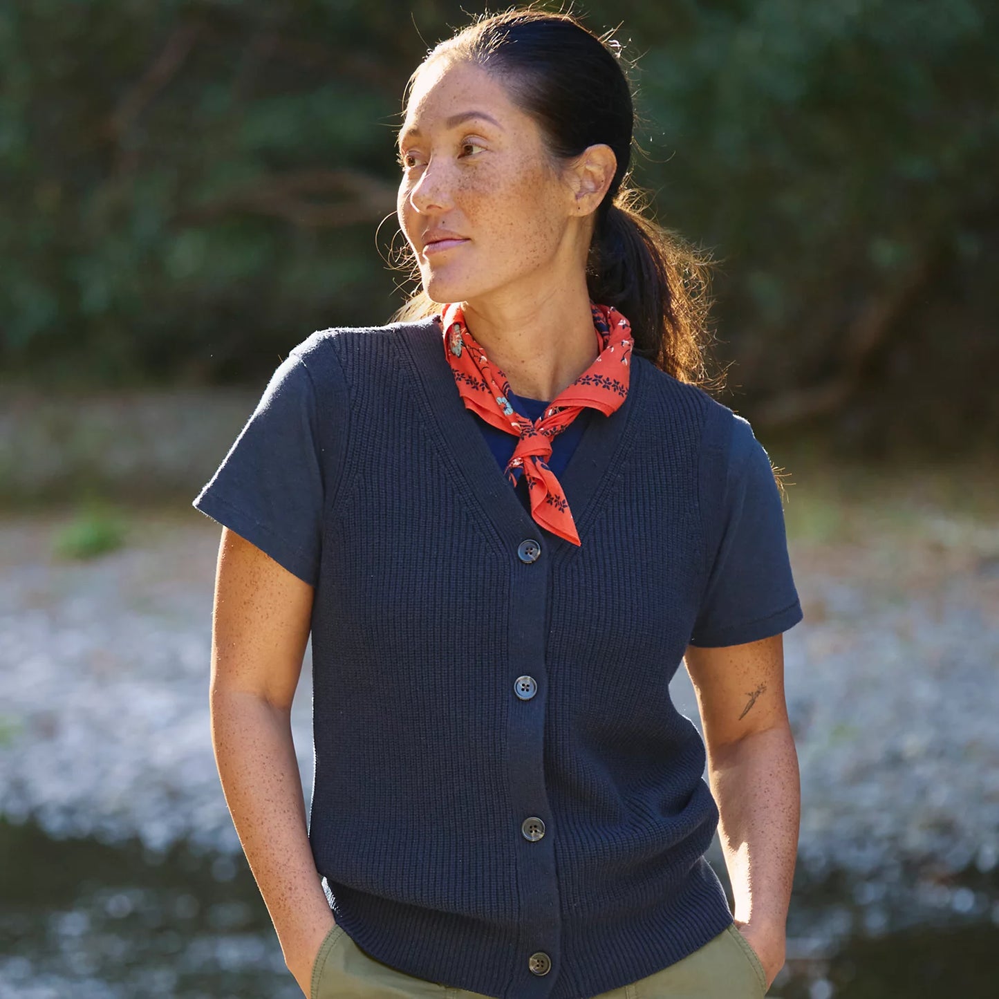 Ribbed Sweater Vest / Orvis