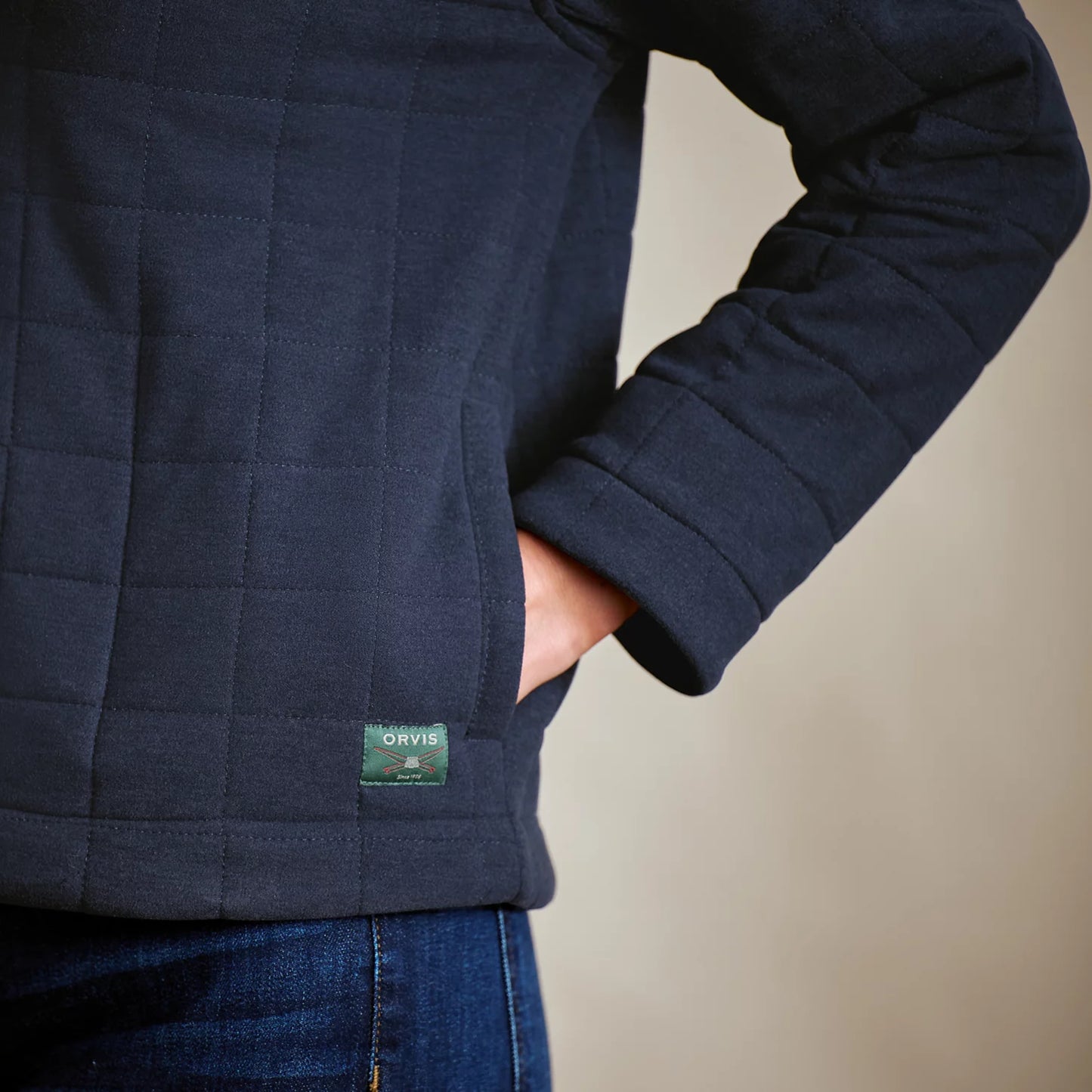 Women's Battenkill Quilted 1/2-Snap Sweatshirt / Orvis