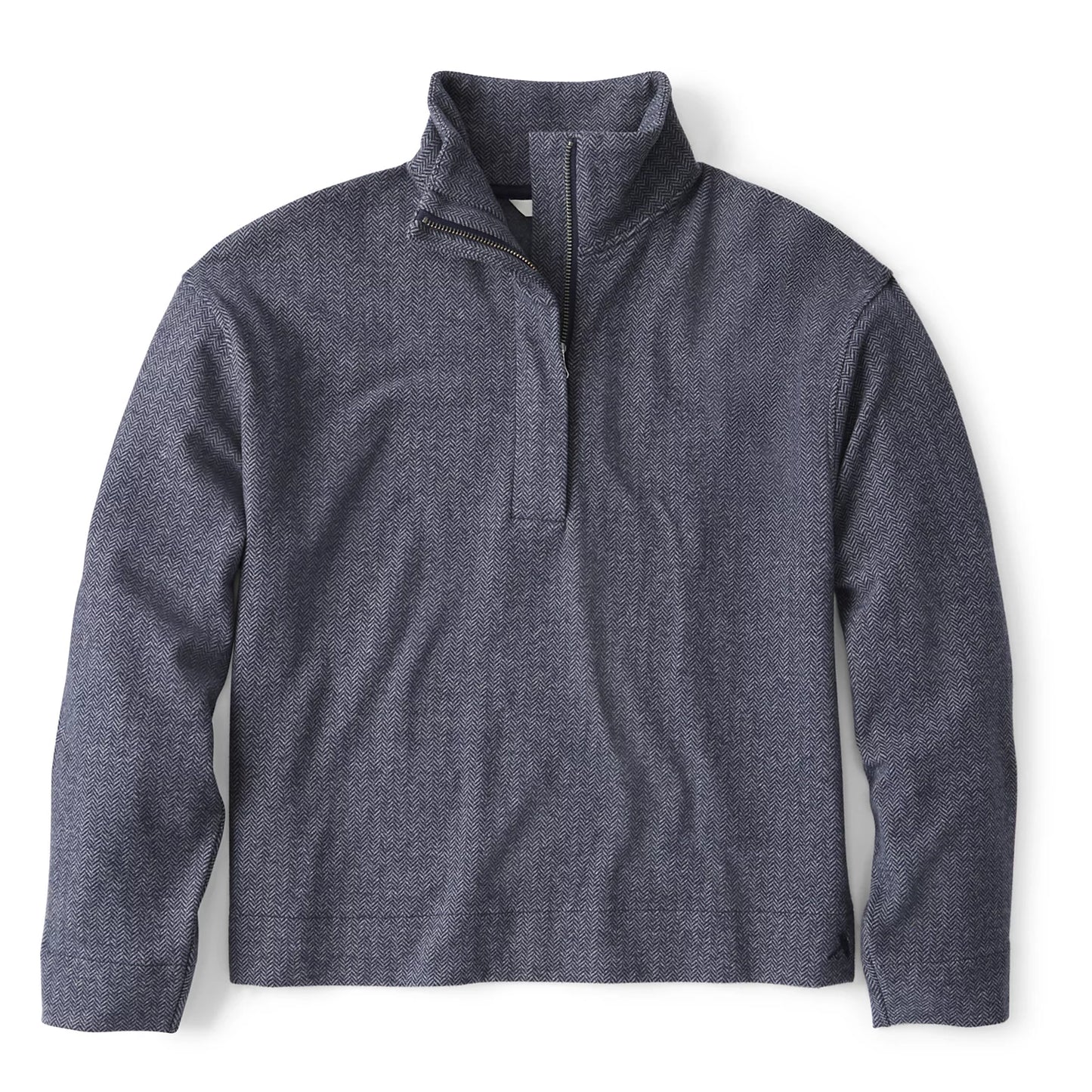NAVY GREY HERRINGBONE,XS