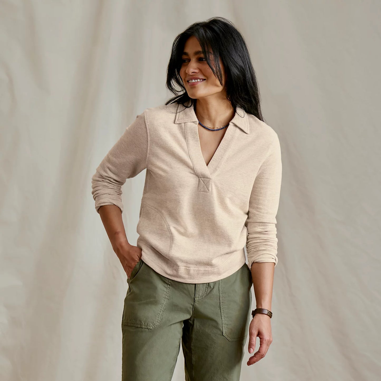 Lightweight Polo Sweatshirt / Orvis