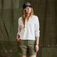 LIGHT GRAY HEATHER/SNOW STRIPE