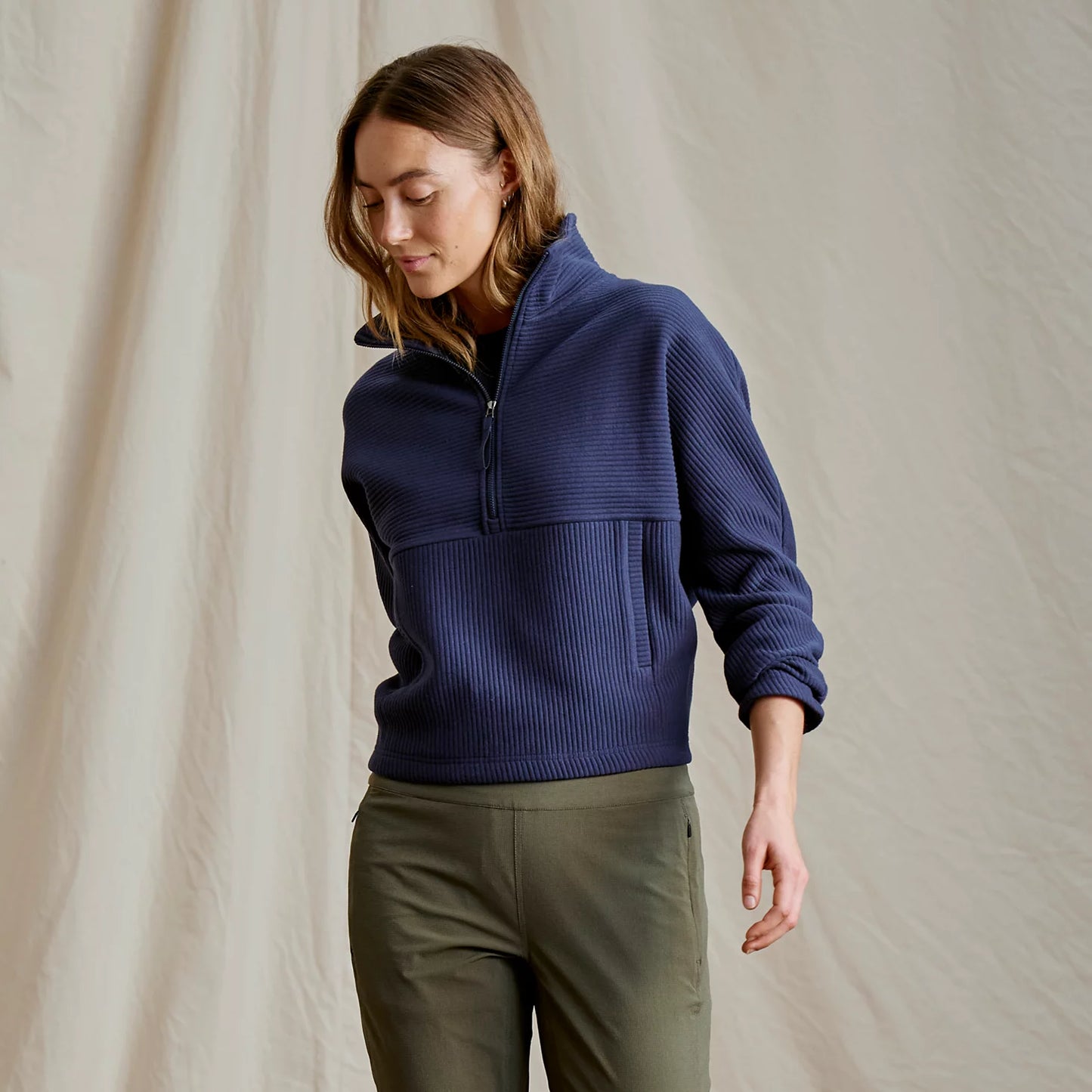 Textured Quilt 1/2-Zip Sweatshirt / Orvis