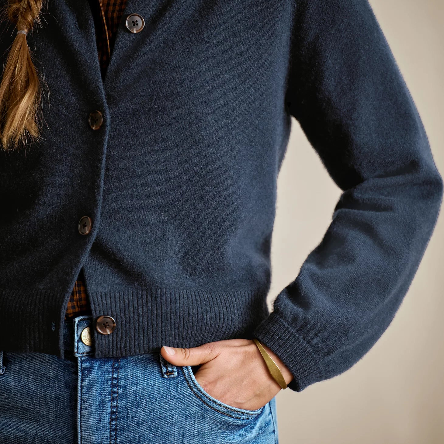 Boiled Cashmere Cardigan / Orvis
