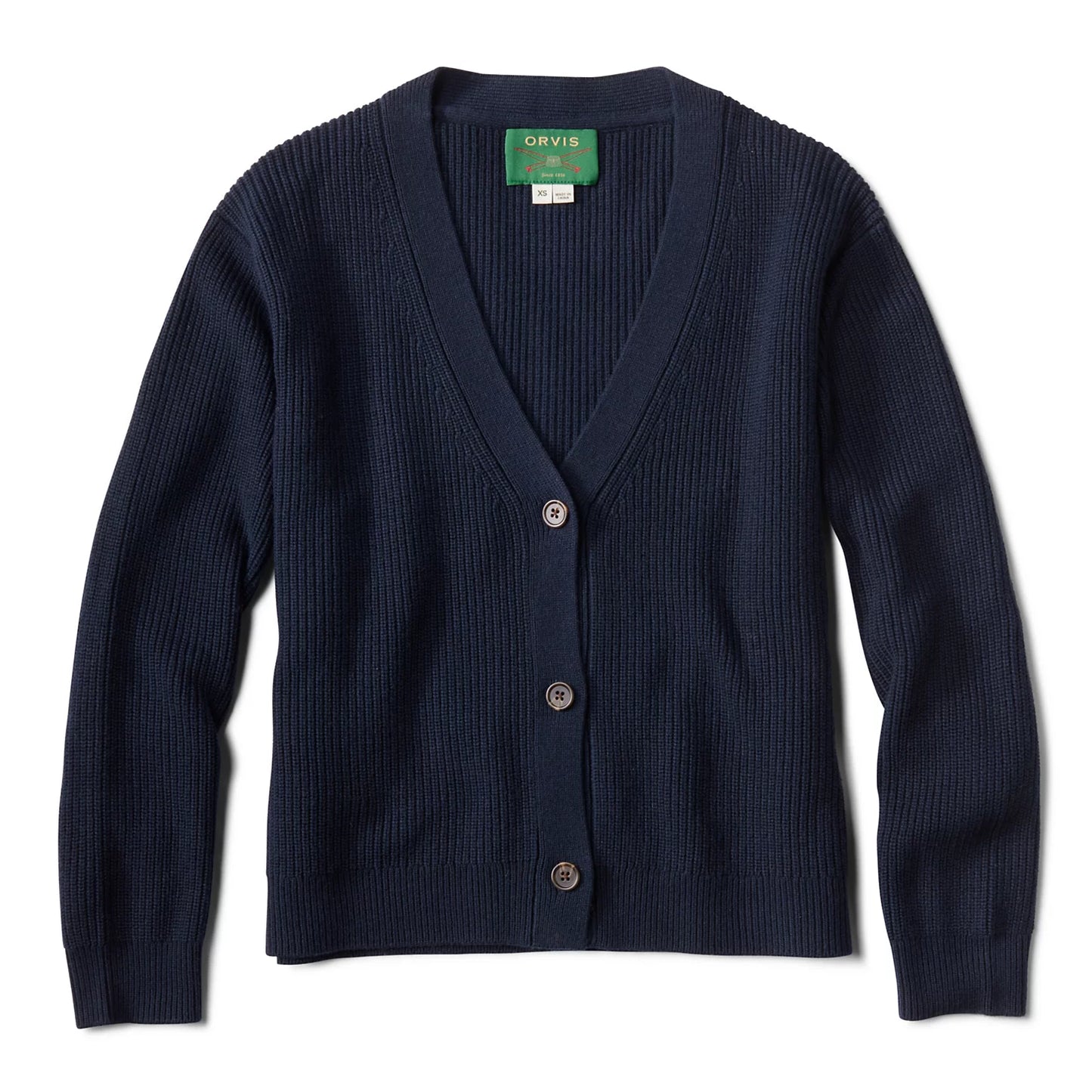 Ribbed Short Cardigan / Orvis