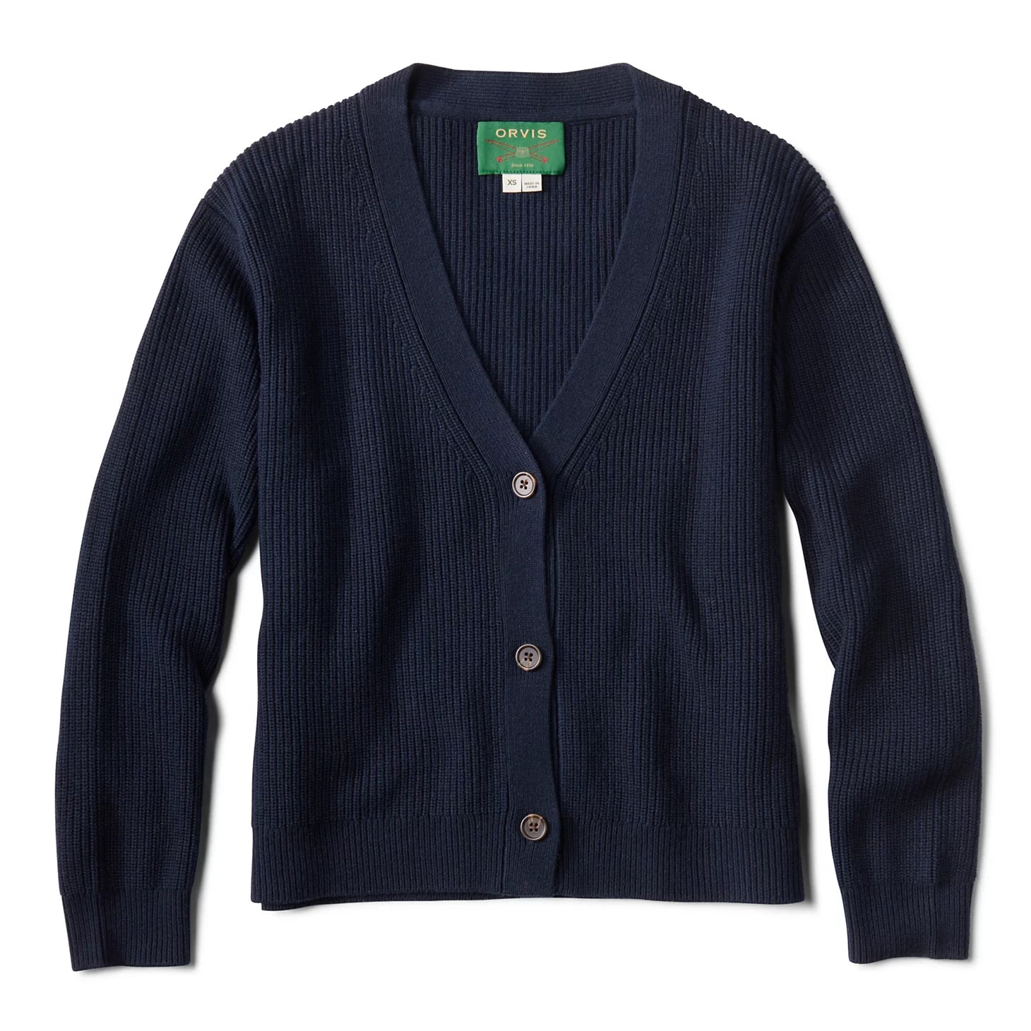 Ribbed Short Cardigan / Orvis