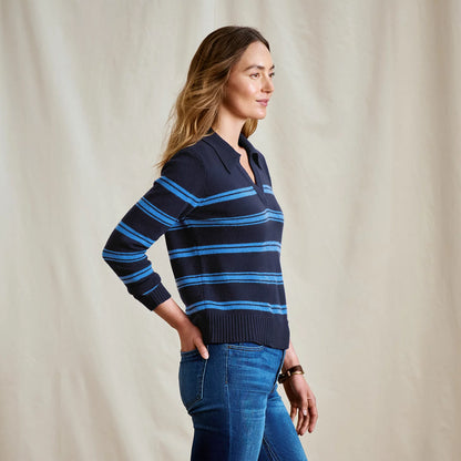 Brookside Striped Polo Sweater / Orvis