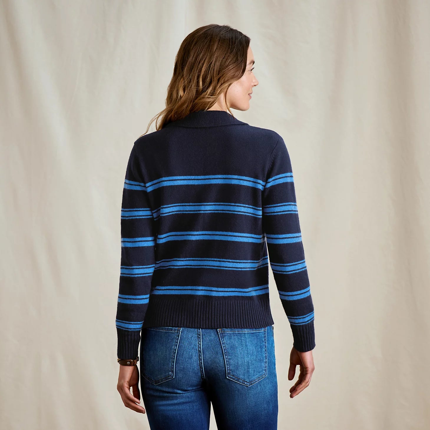 Brookside Striped Polo Sweater / Orvis