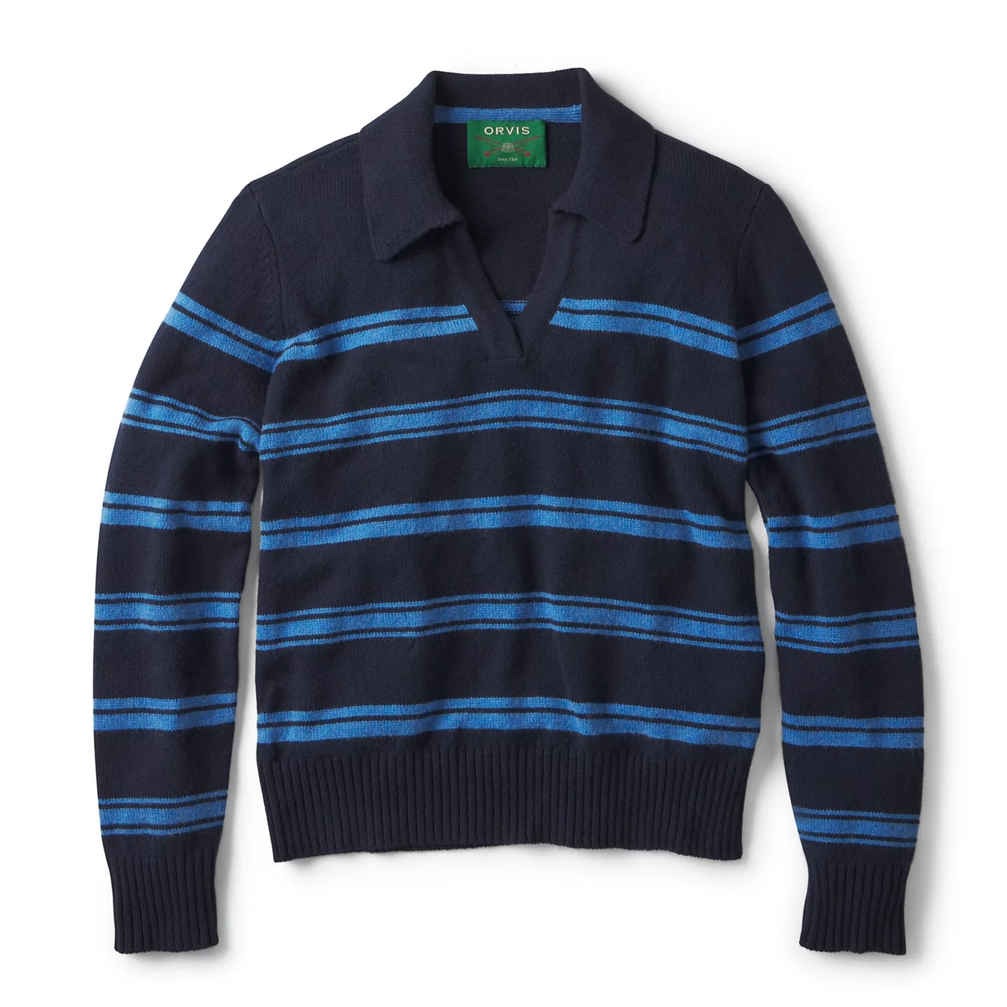 Brookside Striped Polo Sweater / Orvis