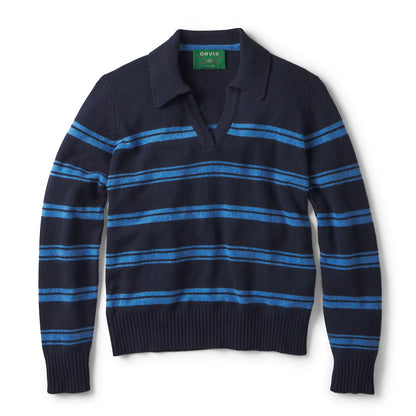 Brookside Striped Polo Sweater / Orvis